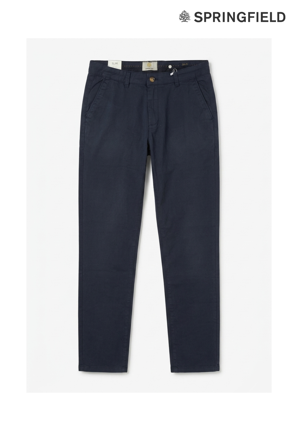 Men Slim Fit Cotton Pants
