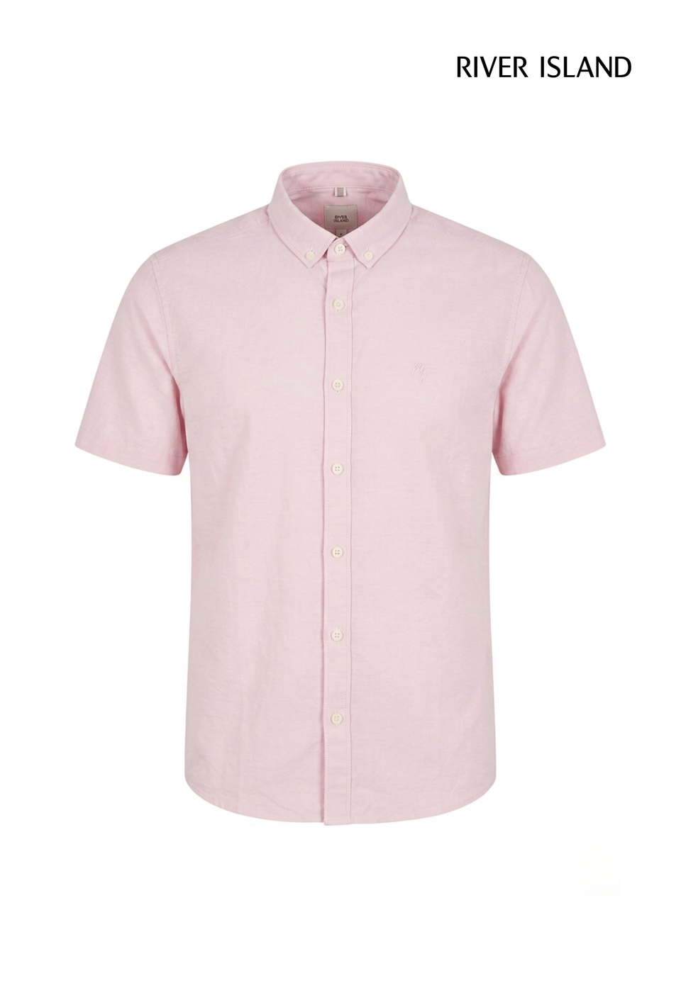 River Island Short Sleeve Oxford Shirt
