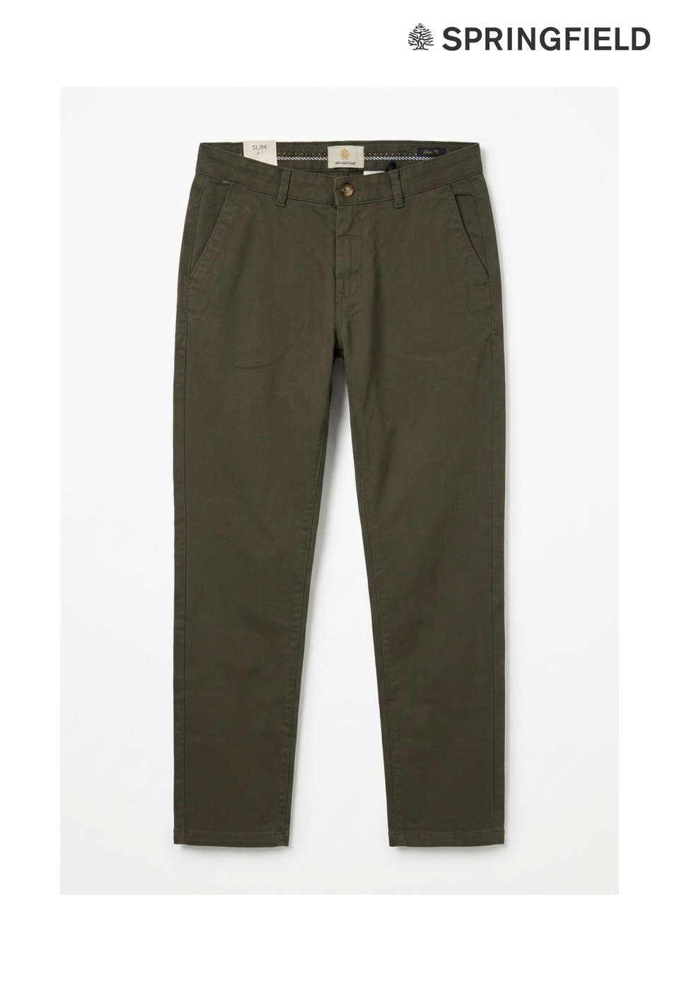 Men Slim Fit Cotton Pants