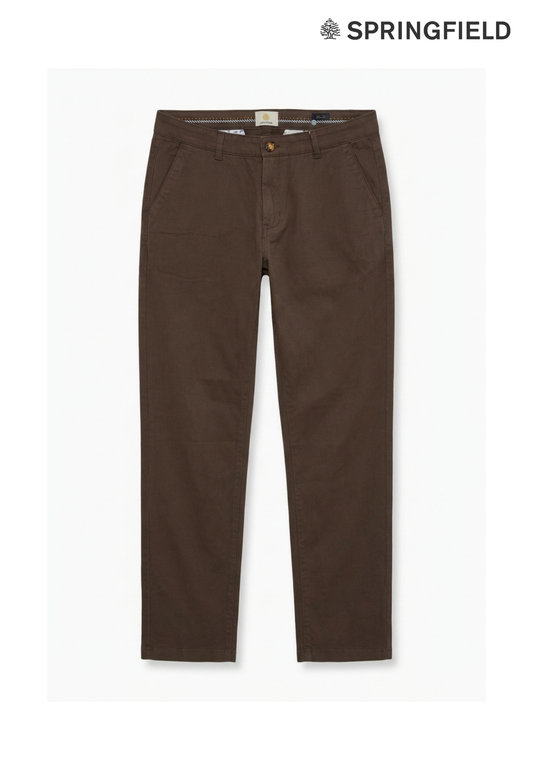 Springfield Men Slim Fit Cotton Pants