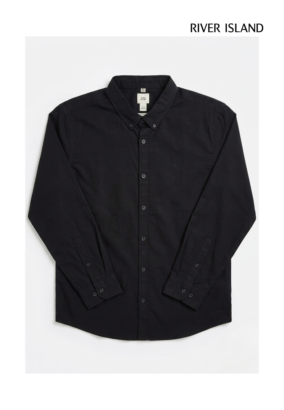 River Island Long Sleeve Oxford Shirt
