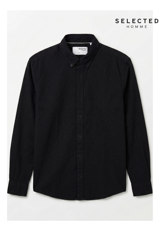 Selected Homme Men Linen Shirt