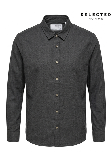 Selected Homme Men Linen Shirt