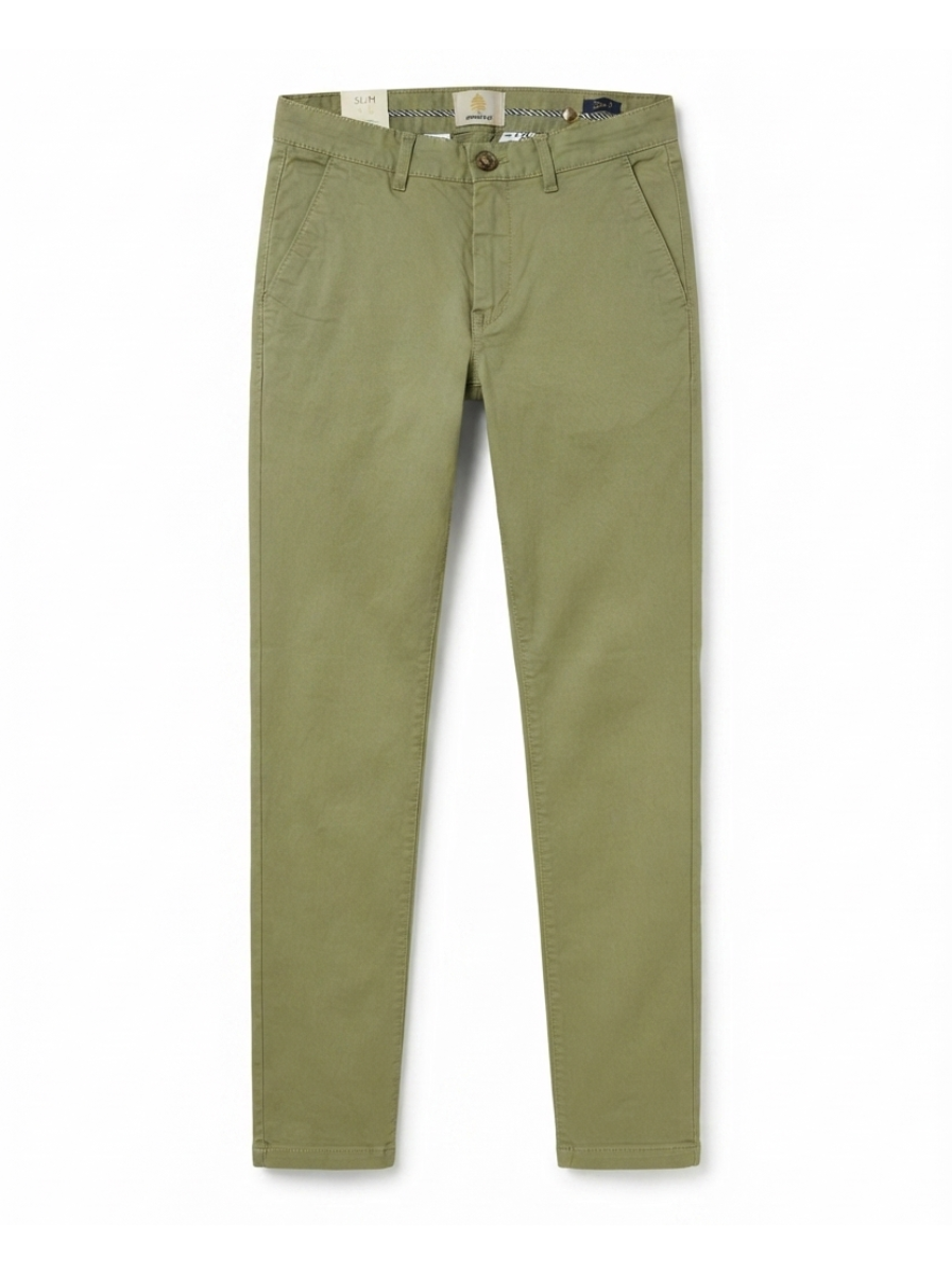 Men Slim Fit Cotton Pants