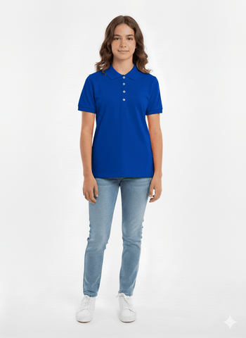 UP2FASHION Solid Polo Neck T-Shirt - Smgarment's