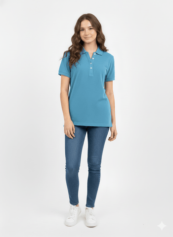 UP2FASHION Solid Polo Neck T-Shirt - Smgarment's