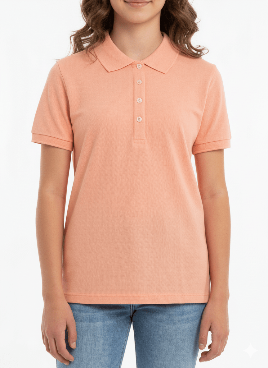 UP2FASHION Solid Polo Neck T-Shirt - Smgarment's