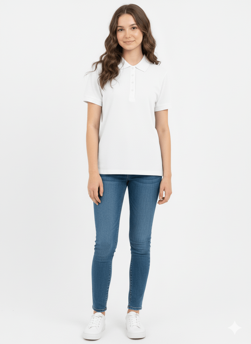 UP2FASHION Solid Polo Neck T-Shirt - Smgarment's