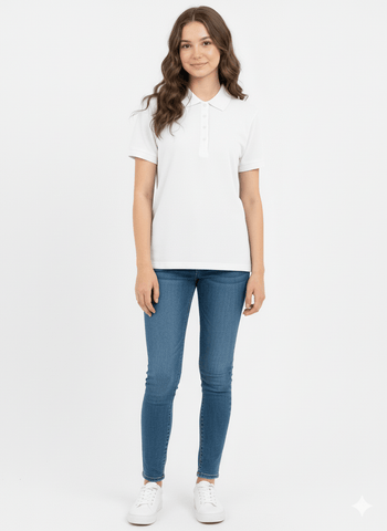 UP2FASHION Solid Polo Neck T-Shirt - Smgarment's