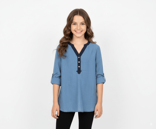 UP2FASHION V - NECK SHIRT - Smgarment's