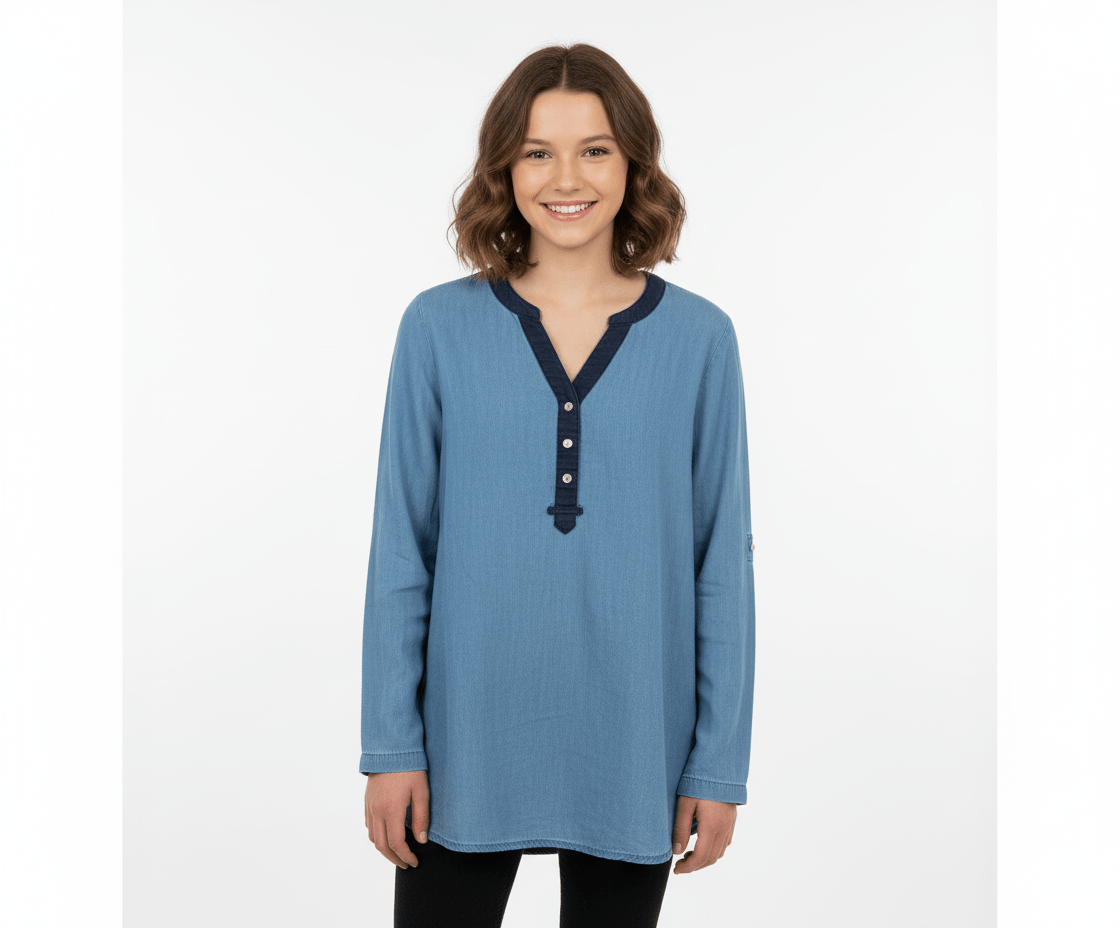 UP2FASHION V - NECK SHIRT - Smgarment's