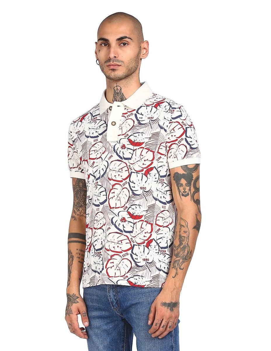 U.S. POLO ASSN. DENIM CO. Printed Polo Shirt - Smgarment's