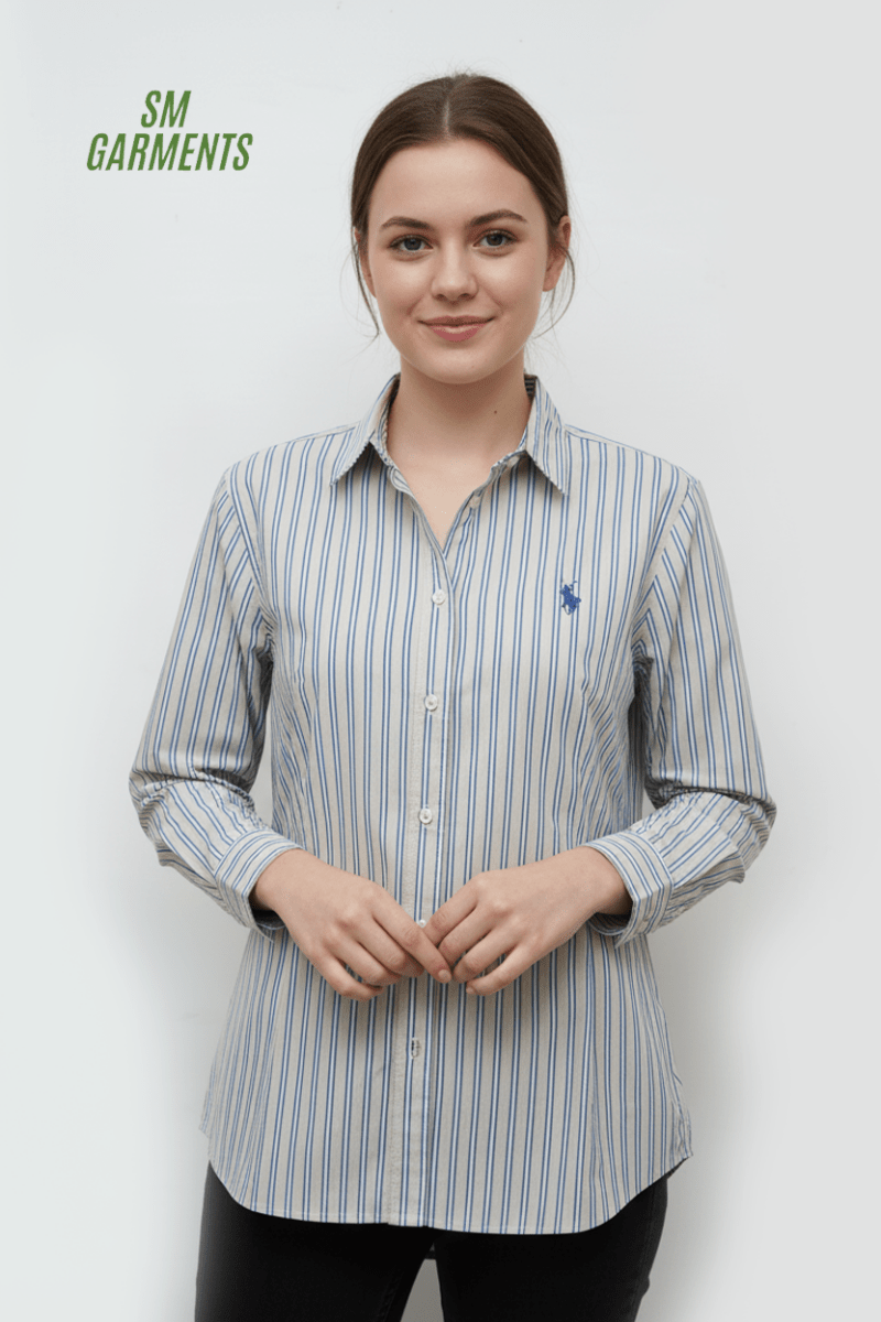 USPA WOMENS STRIPES SHIRT - Smgarment's