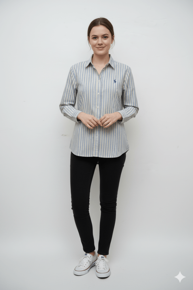 USPA WOMENS STRIPES SHIRT - Smgarment's