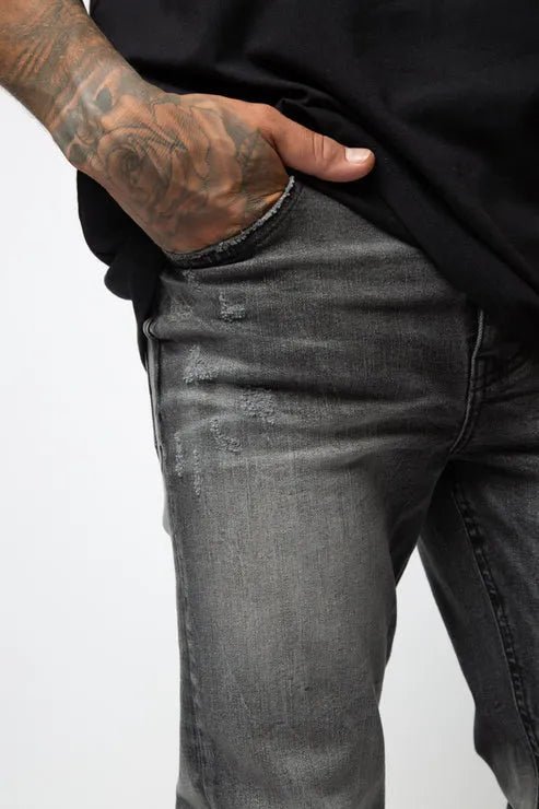 VALERE MILANO BLACK TASSO JEANS - Smgarment's