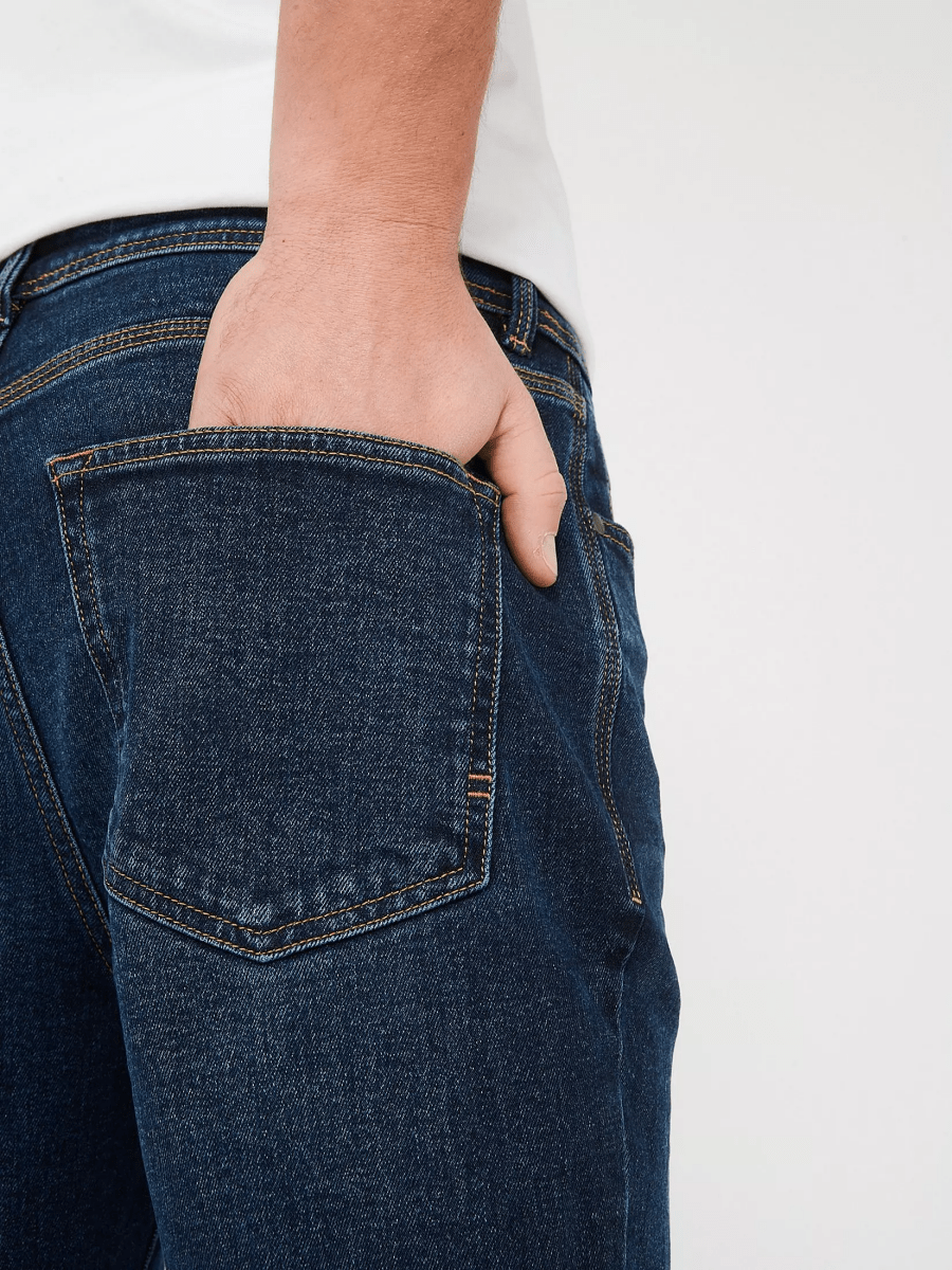 Very Man Straight Jeans With Stretch - Vintage Wash - Smgarment's