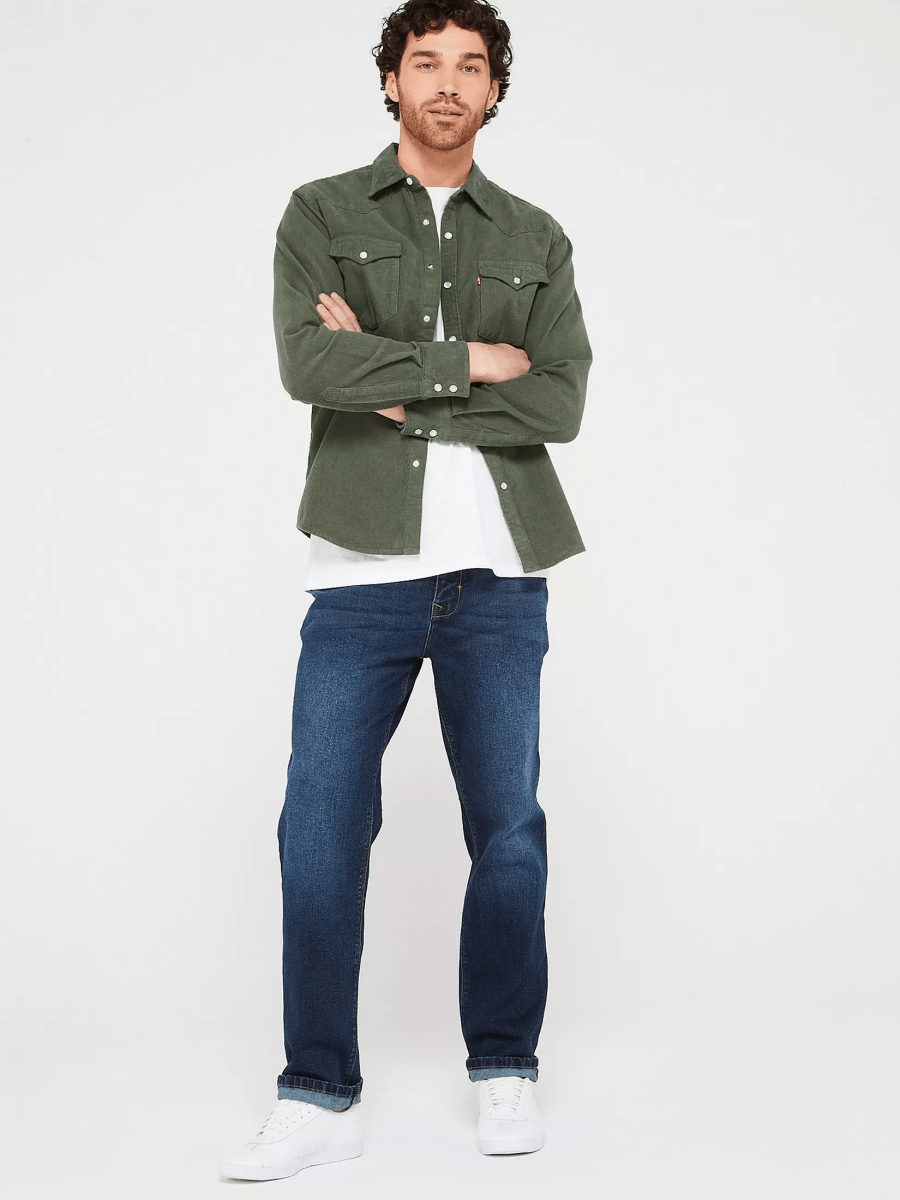Very Man Straight Jeans With Stretch - Vintage Wash - Smgarment's