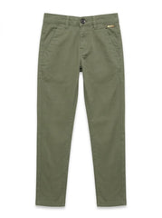 GUESS Boys Sage Olive Green Slim Fit Stretch Chino Pants| SM GARMENTS