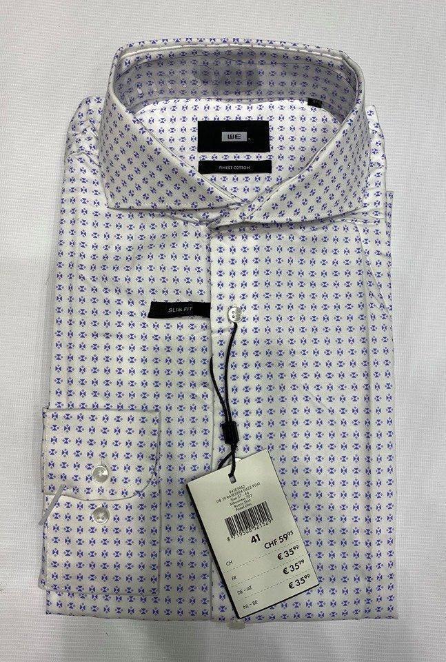 WE FASHION MEN’S SLIM FIT GRAPHIC DESIGN SHIRT - SMgarment's