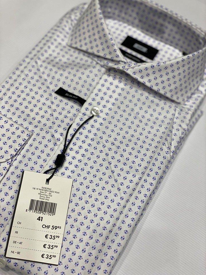 WE FASHION MEN’S SLIM FIT GRAPHIC DESIGN SHIRT - SMgarment's