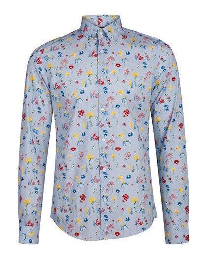 WE FASHION SLIM FIT BLOEMENDESSIN OVERHEMD - SMgarment's