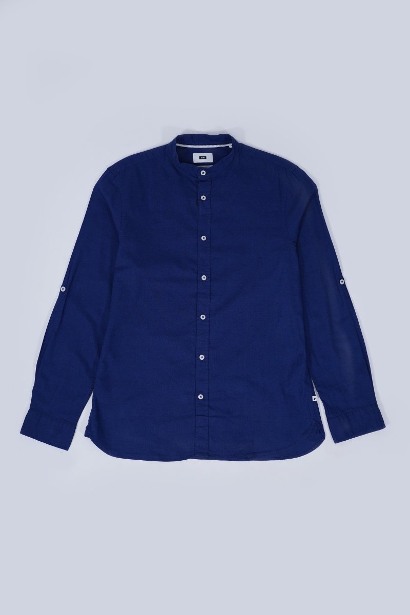 WE MEN'S PLAIN LINEN SHIRT - Smgarment's