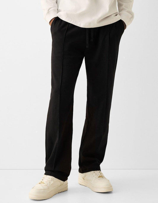 Wide - leg interlock pants - SMgarment's