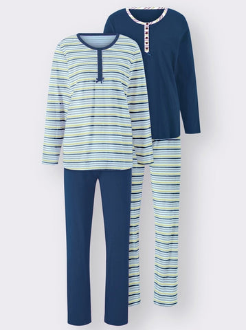 Women Night T-Shirts With Stripes Print - Smgarment's