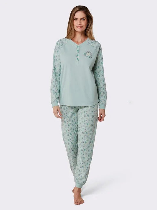 WOMENS Button - front T-Shirt & pajama (NIGHTWEAR) - Smgarment's