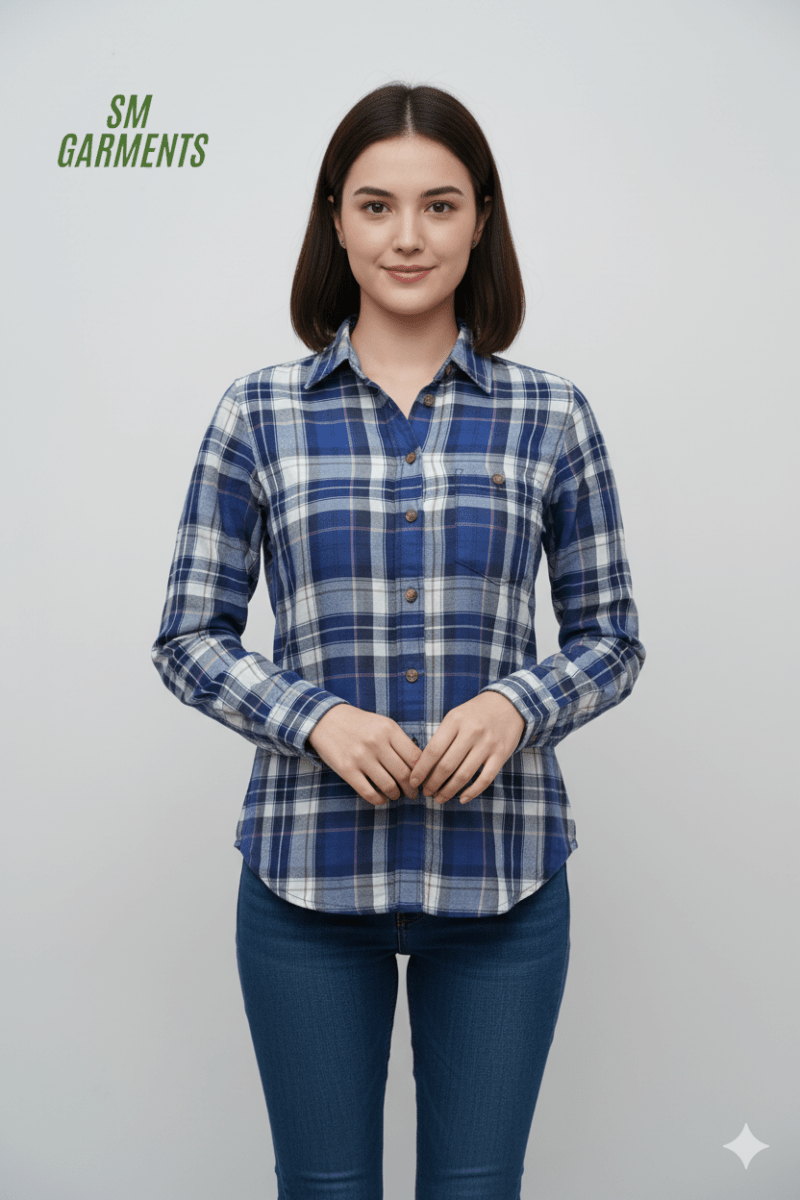 WOMENS CHECK SHIRT - Smgarment's