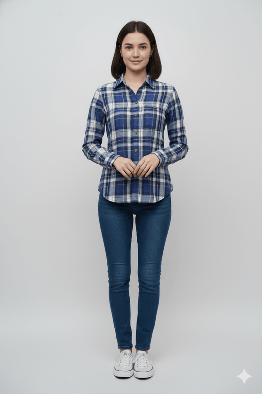 WOMENS CHECK SHIRT - Smgarment's