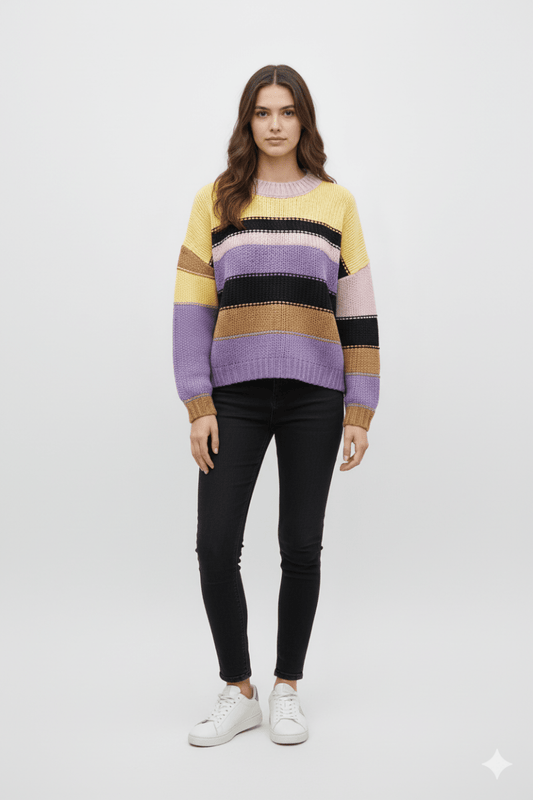 WOMENS COLORFULL SWEATER - Smgarment's