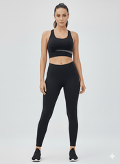 Women's Fitness Yoga Bra , Jacket And Pants/Leggings 3 Piece Set - Smgarment's