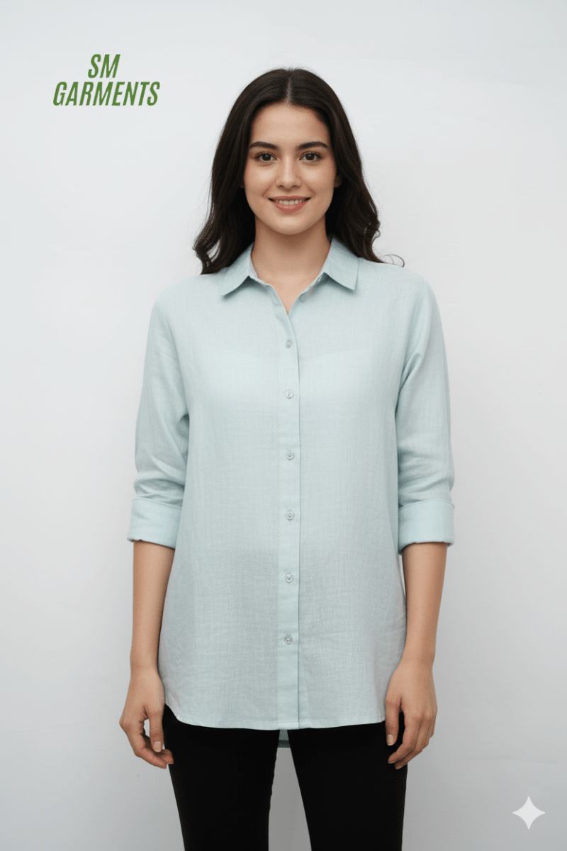 Women's Linen Shirt - Smgarment's