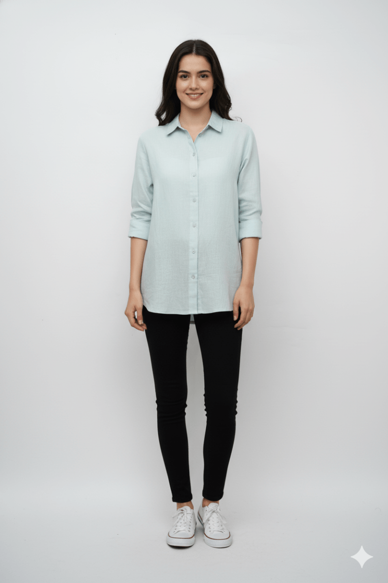 Women's Linen Shirt - Smgarment's