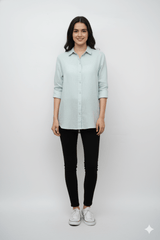 Women's Linen Shirt - Smgarment's