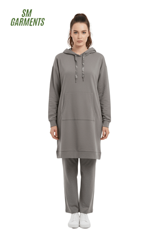 WOMENS LONG HOODIE - Smgarment's