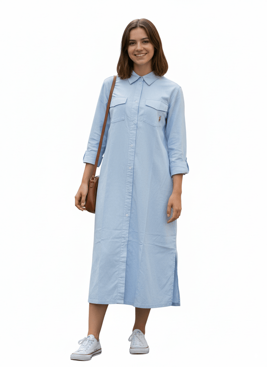 WOMENS LONG SHIRT WITH DOUBLE POCKET - Smgarment's