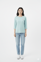 WOMENS PRINTED FULL SLEEVE T SHIRT - Smgarment's