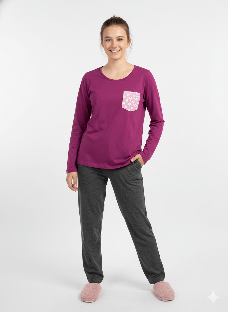 WOMENS PRINTED POCKET TEES - Smgarment's