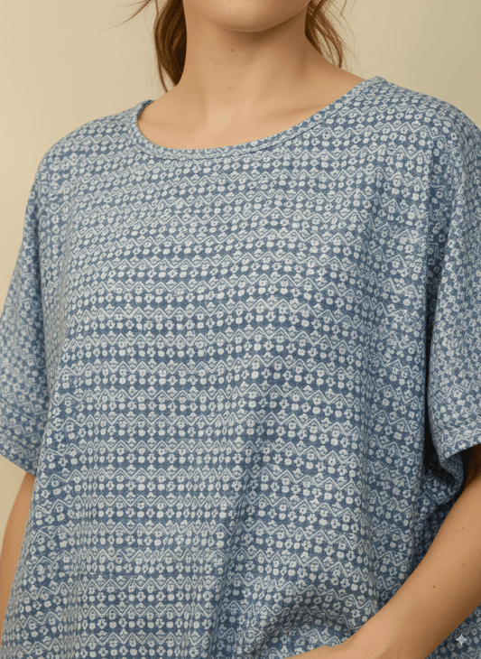 WOMEN'S PRINTED T - SHIRT - Smgarment's