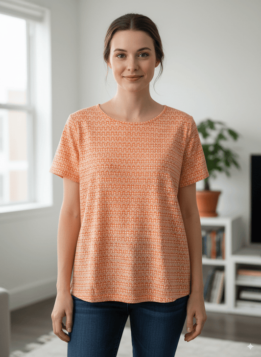 WOMEN'S PRINTED T - SHIRT - Smgarment's