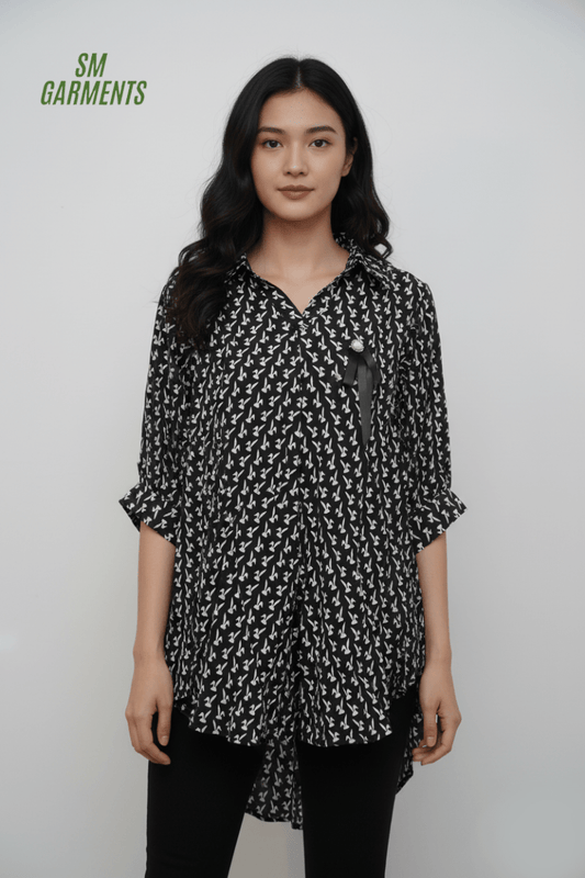 WOMENS RABBIT PRINTED TOP - Smgarment's