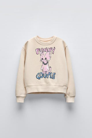 ZARA Cat sweatshirt - SMgarment's