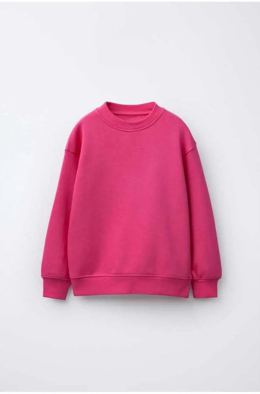 ZARA Girls Plain Sweatshirt And Plain Sweatpant Set - Smgarment's