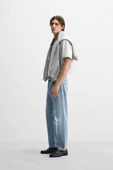 ZARA MAN STRAIGHT - FIT REGULAR JEANS - Smgarment's