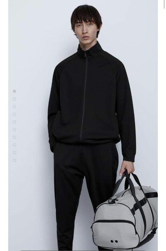 ZARA MENS BLACK PLAIN SPORTS ZIPPER - Smgarment's