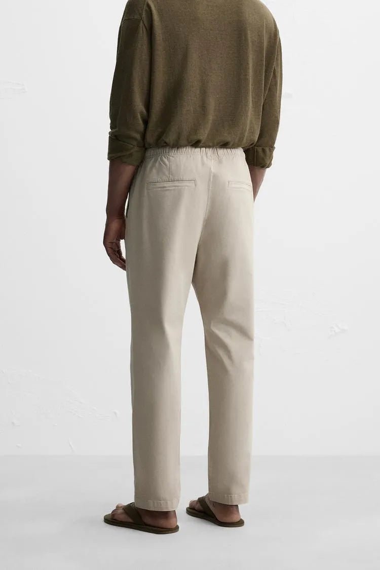 ZARA REGULAR FIT JOGGER WAIST PANTS - Smgarment's