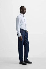 ZARA STRIPED STRETCHY SHIRT - SMgarment's