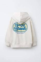 ZARA TEXT DETAIL HOODIE - Smgarment's